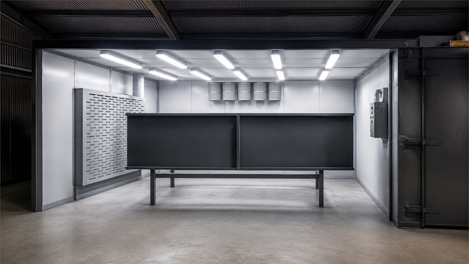 OMP industrial powder coating oven